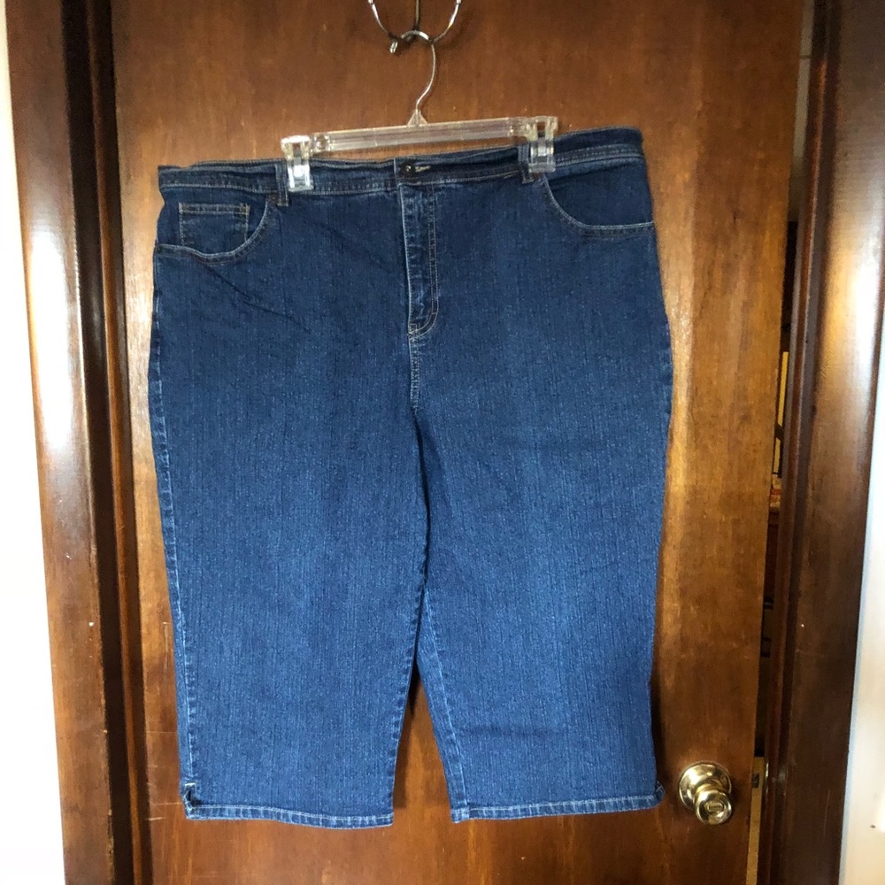 Denim capris